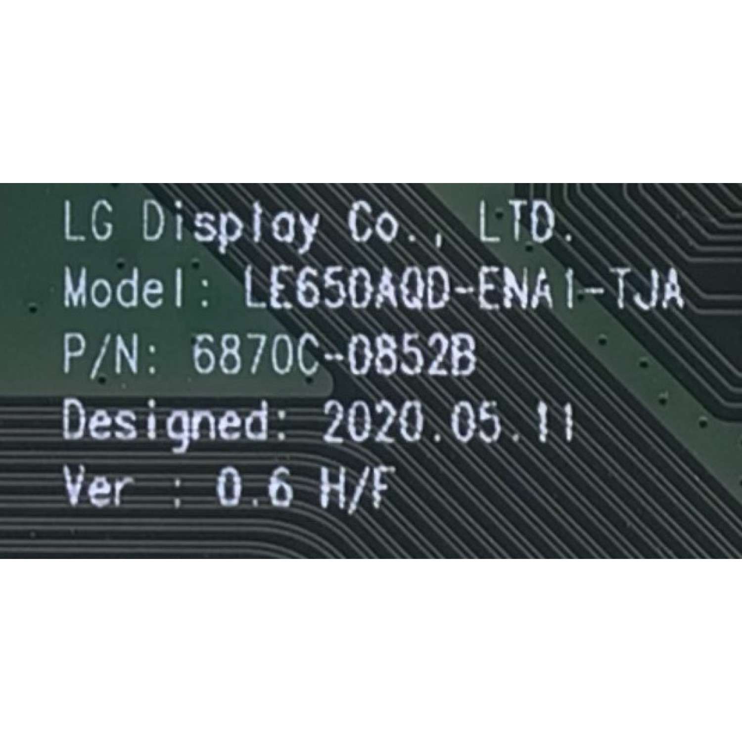 T-CON PARA TV LG / NUMERO DE PARTE 6871L-6458F / 6870C-0852B / 6458F1 / LE65DAQD / MODELO OLED48C1PUB / OLED48C1AUB - Imagen 4